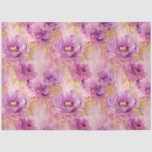 Papel De Seda Un diseño de la serie floral magenta #1