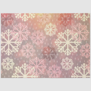 Papel De Seda Un diseño de la serie Grunge de invierno rosa 3
