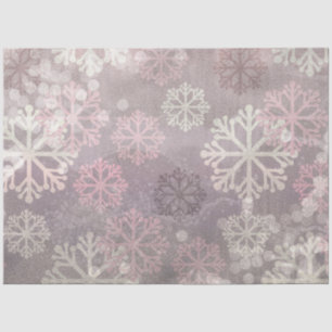 Papel De Seda Un diseño de la serie Grunge de invierno rosa 7
