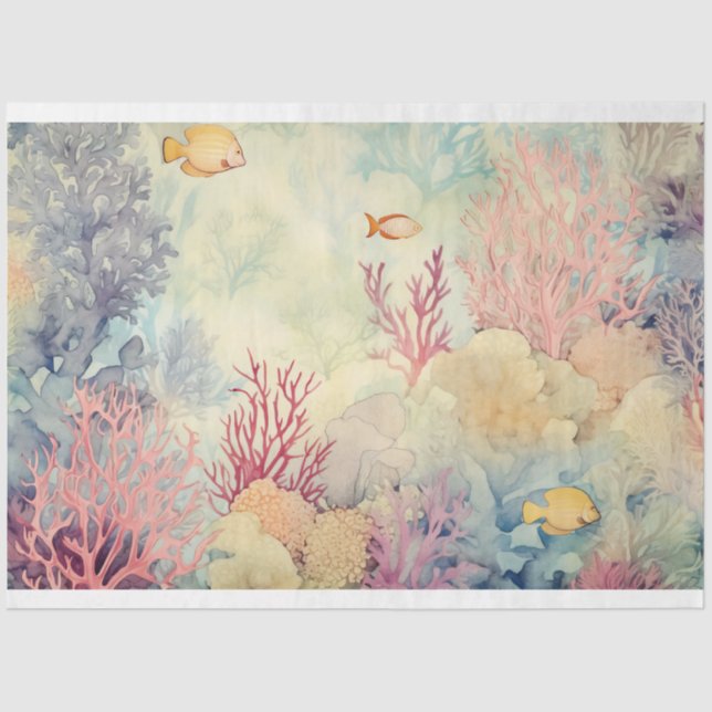 Papel De Seda Un diseño de la serie marítima 1 (Anverso)