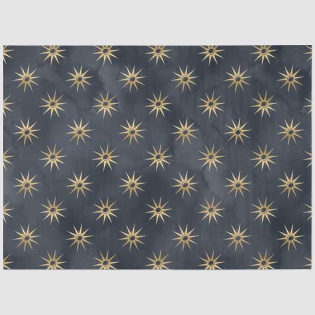 Papel De Seda Un diseño de la serie Noche Estelar Celestial 10 (Anverso)