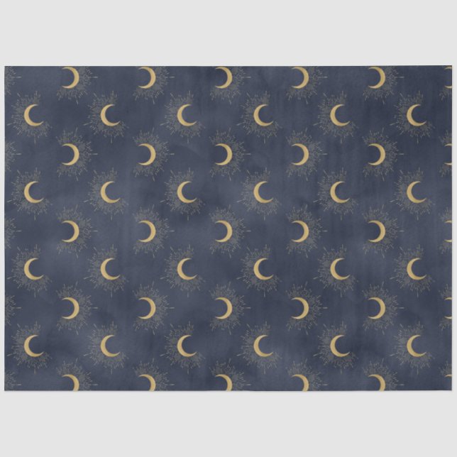 Papel De Seda Un diseño de la serie Noche Estrellada Celestial 6 (Anverso)