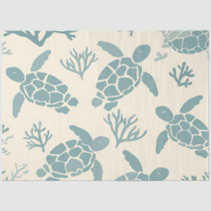 Papel De Seda Un diseño de la serie Tortuga marina 8