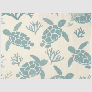 Papel De Seda Un diseño de la serie Tortuga marina 8