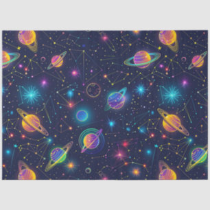 Papel De Seda Un diseño de la serie Un Cosmos de Neón 5