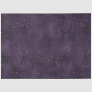 Papel De Seda Un diseño de la serie Una noche estrellada morada 