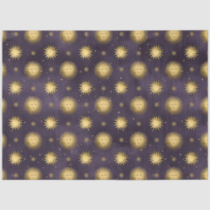 Papel De Seda Un diseño de la serie Una noche estrellada morada