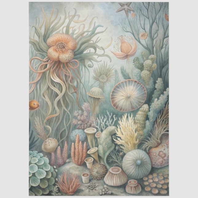 Papel De Seda Un Diseño de Serie Costera 61 (Anverso)