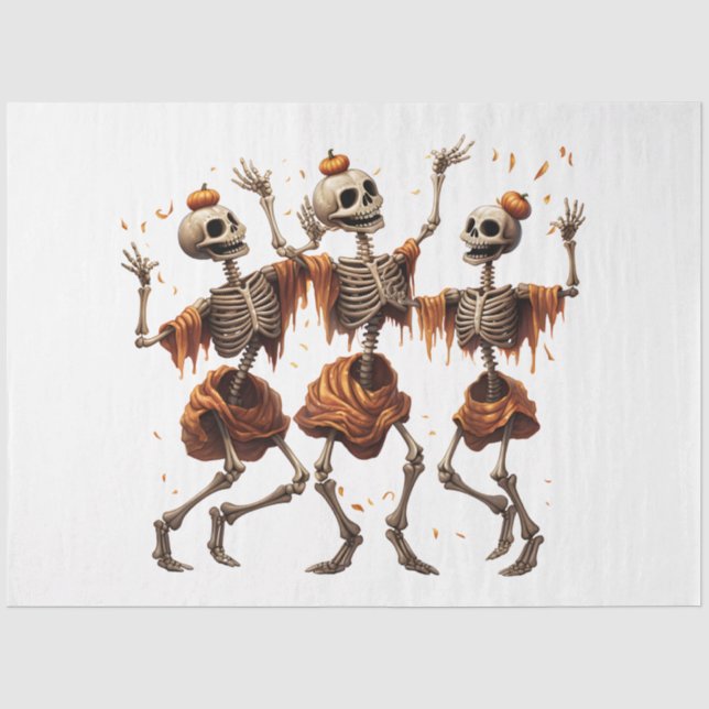 Papel De Seda Un diseño de serie de Halloween 4 (Anverso)
