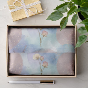 Papel De Seda Un diseño de serie de Pascua azul y rosa #7
