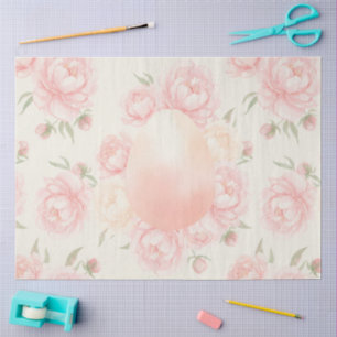 Papel De Seda Un diseño de serie de Pascua rosa #8