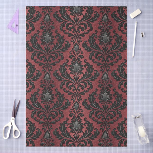 Papel De Seda Un diseño de serie de vampiros 10 (Artesanía)