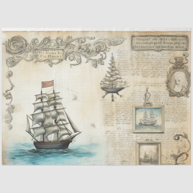 Papel De Seda Un diseño de serie naumática 7 (Anverso)