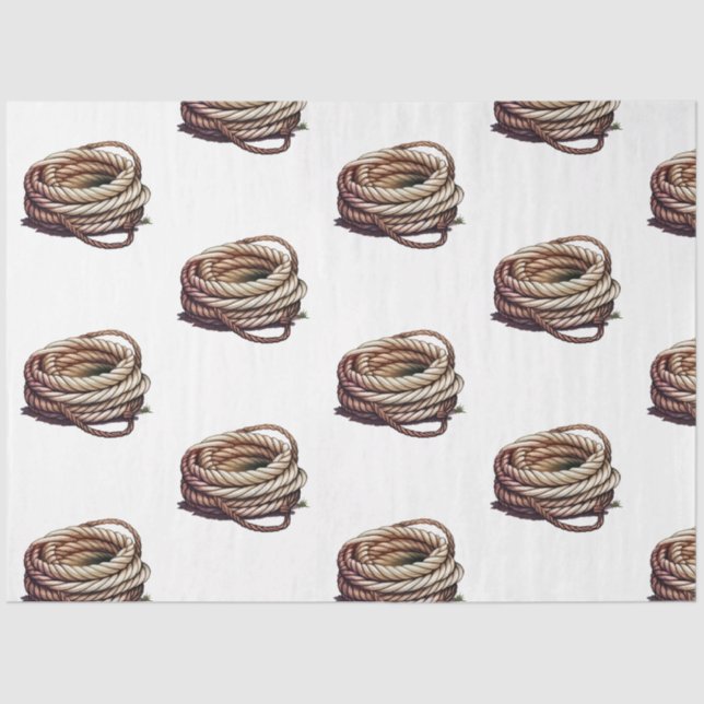 Papel De Seda Un diseño de serie náutica azul Bonito 10 (Anverso)