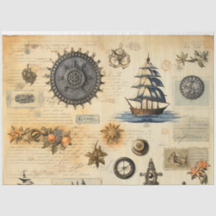 Papel De Seda Un diseño de serie náutica barata 5