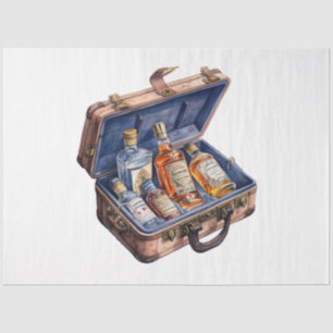Papel De Seda Un diseño de whisky vintage serie 15
