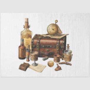 Papel De Seda Un diseño de whisky vintage serie 4