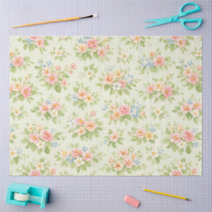 Papel De Seda Un diseño floral primaveral #11