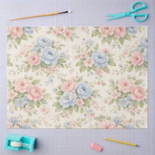 Papel De Seda Un diseño floral primaveral #12