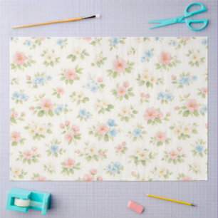 Papel De Seda Un diseño floral primaveral #22