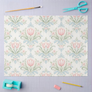Papel De Seda Un diseño floral primaveral #3