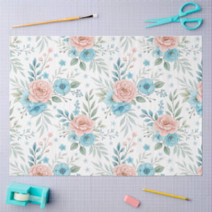 Papel De Seda Un diseño floral primaveral #6