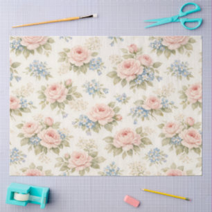 Papel De Seda Un diseño floral primaveral #7