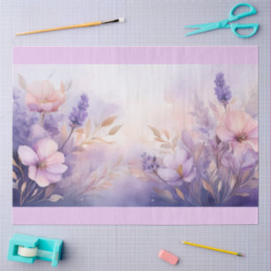 Papel De Seda Un diseño floral soñador #4
