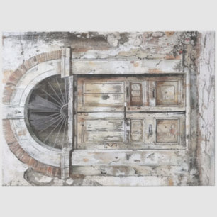 Papel De Seda Un diseño rústico de la serie de puertas italianas