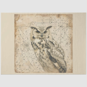 Papel De Seda Un diseño vintage de la serie de estrellas esotéri