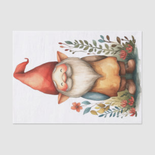 Papel De Seda Un dulce pequeño gnomo