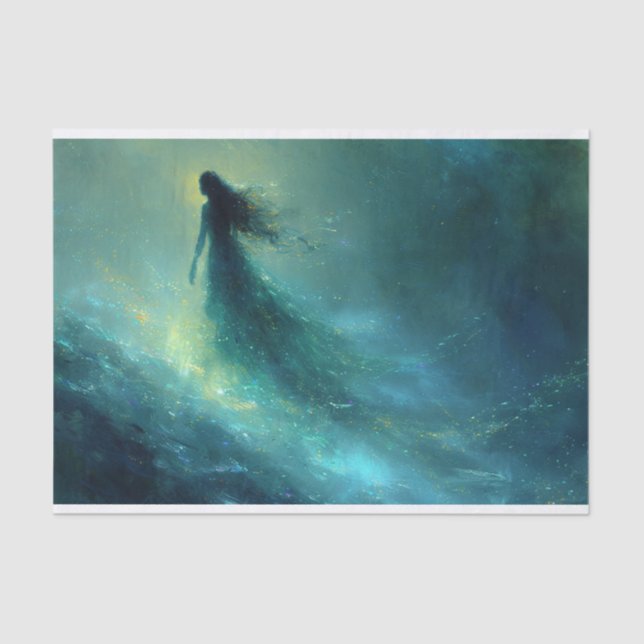 Papel De Seda Un Espíritu de Agua Fantasma (Anverso)