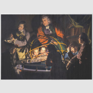 Papel De Seda Un filósofo dando una conferencia sobre el orrery 