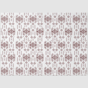 Papel De Seda un fondo blanco con un patrón rojo