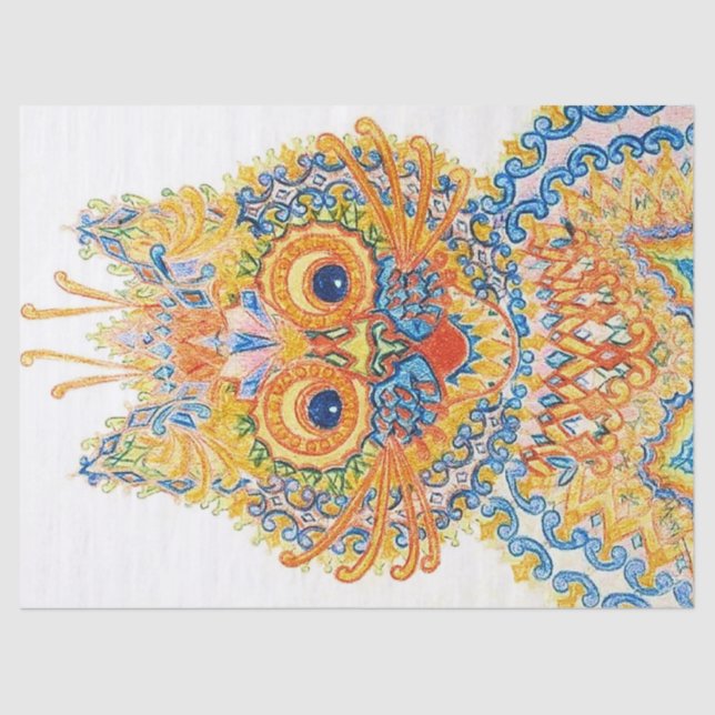 Papel De Seda Un Gato Oído, Louis Wain (Anverso)