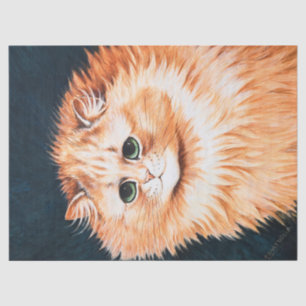 Papel De Seda Un gato tabby de Louis Wain