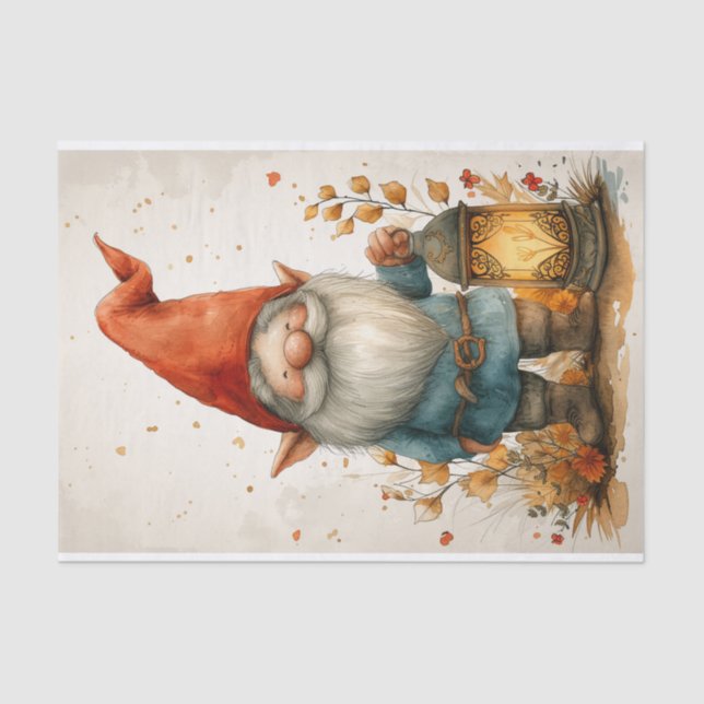 Papel De Seda Un gnomo adorable (Anverso)