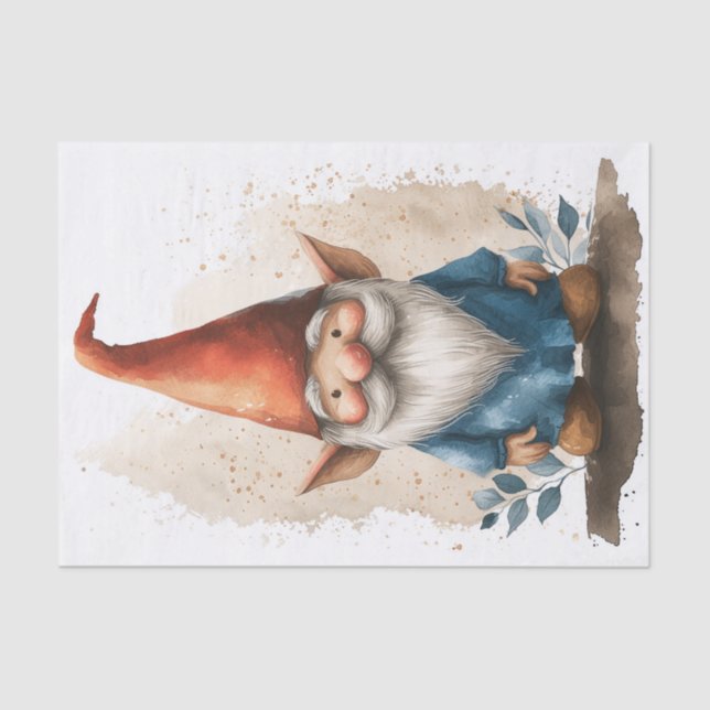 Papel De Seda Un gnomo adorable (Anverso)