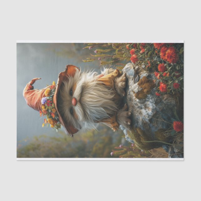 Papel De Seda Un gnomo adorable (Anverso)