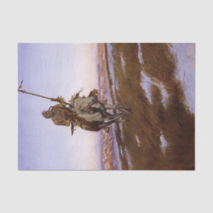 Papel De Seda "Un indio cree": arte de niño de Charles Russell