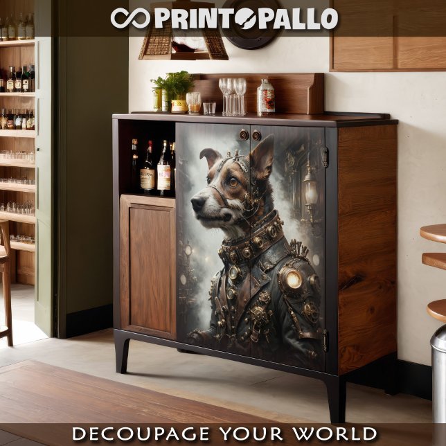 Papel De Seda Un Jack Russell Terrier Steampunk  (Subido por el creador)