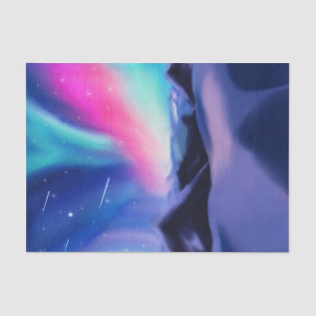 Papel De Seda Un Millón de Sueños - La Aurora Boreal (Anverso)