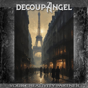 Papel De Seda Un paseo por París retro #2 - Decoupage -