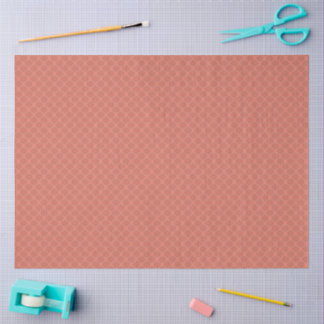 Papel De Seda Un patrón geométrico pequeño de color naranja oscu