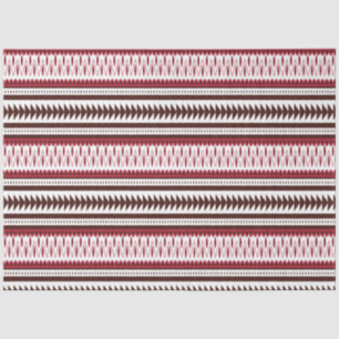 Papel De Seda un patrón rayado rojo y blanco