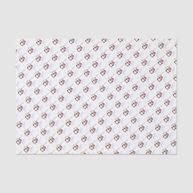 Papel De Seda Un pingüino en París (Anverso)