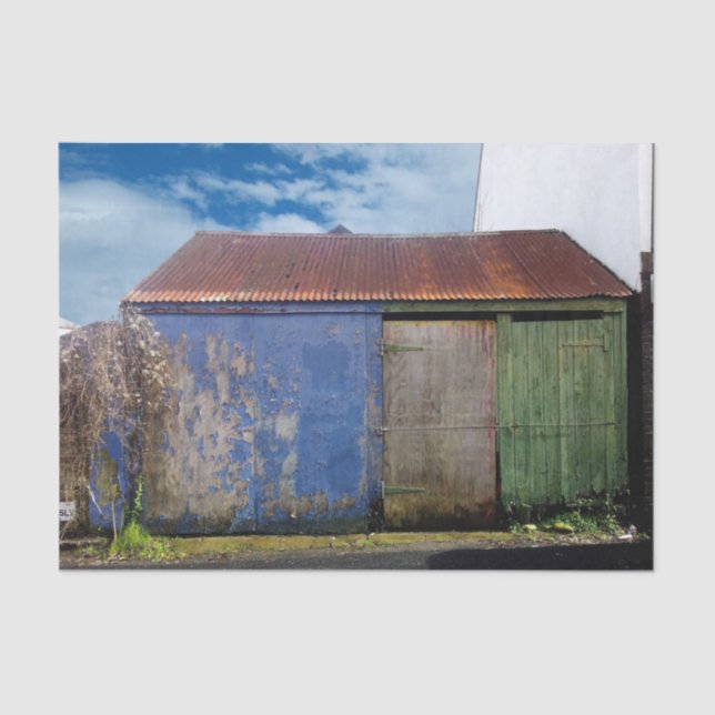 Papel De Seda Un refugio feliz y colorido (Anverso)