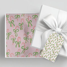 Papel De Seda Un regalo navideño de Navidades dulces con canes
