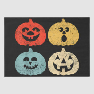 Papel De Seda Un regalo retro divertido para la calabaza de Hall