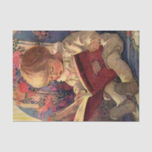 Papel De Seda “Un rincón tranquilo” de Jessie Willcox Smith